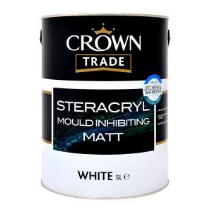 Crown Trade - Steracryl Matt WHITE 5L