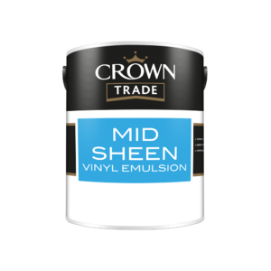CROWN TRADE - Mid Sheen Vinyl Emulsion White 10L