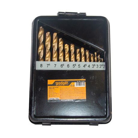 Set punto hekuri 13??. Set O2-8mm HSS+TIN (Nitrid Titanium) ne Kuti Metal