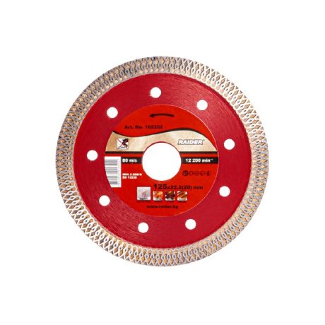 Diske prerese diamanti TURBO super i holle 125x22.2 mm RD-DD22
