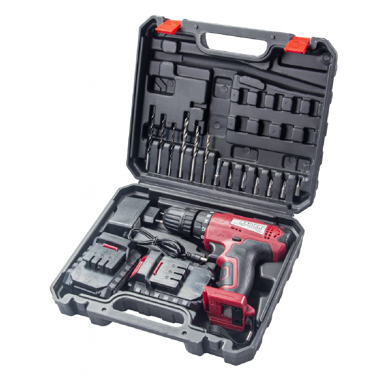 TRAPAN 12V 2 BATERI X1.5AH 24NM NË KUTI ME AKSESORË RD-CDL34 030163 - Figura 4